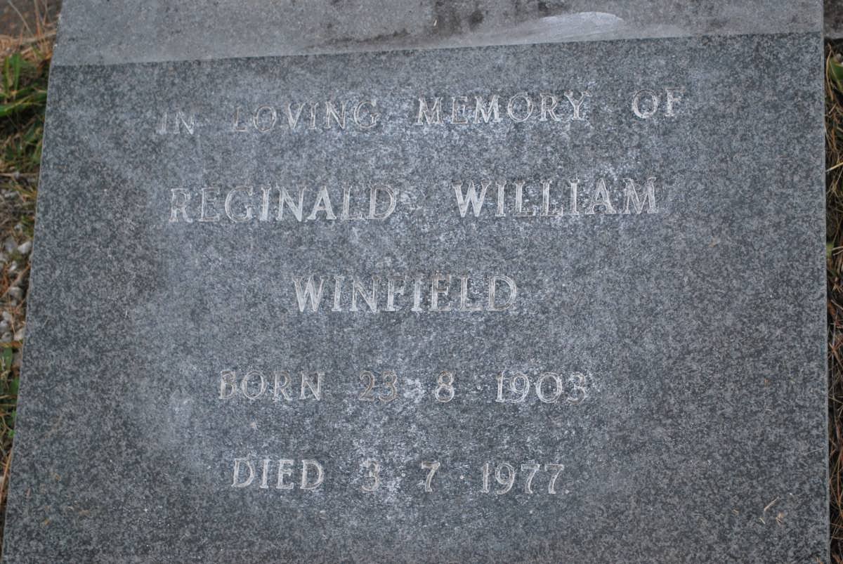 WINFIELD Reginald William 1903-1977