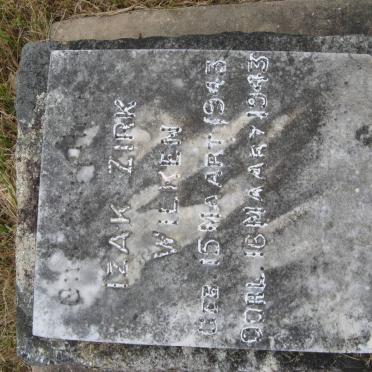 WILKEN Izak Zirk 1943-1943