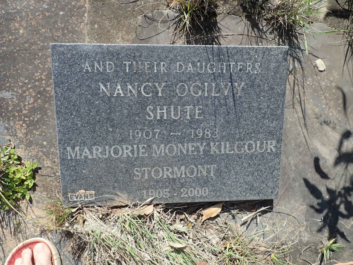 STORMONT Marjorie Money Kilgour 1905-2000 :: SHUTE Nancy Ogilvy 1907-1983