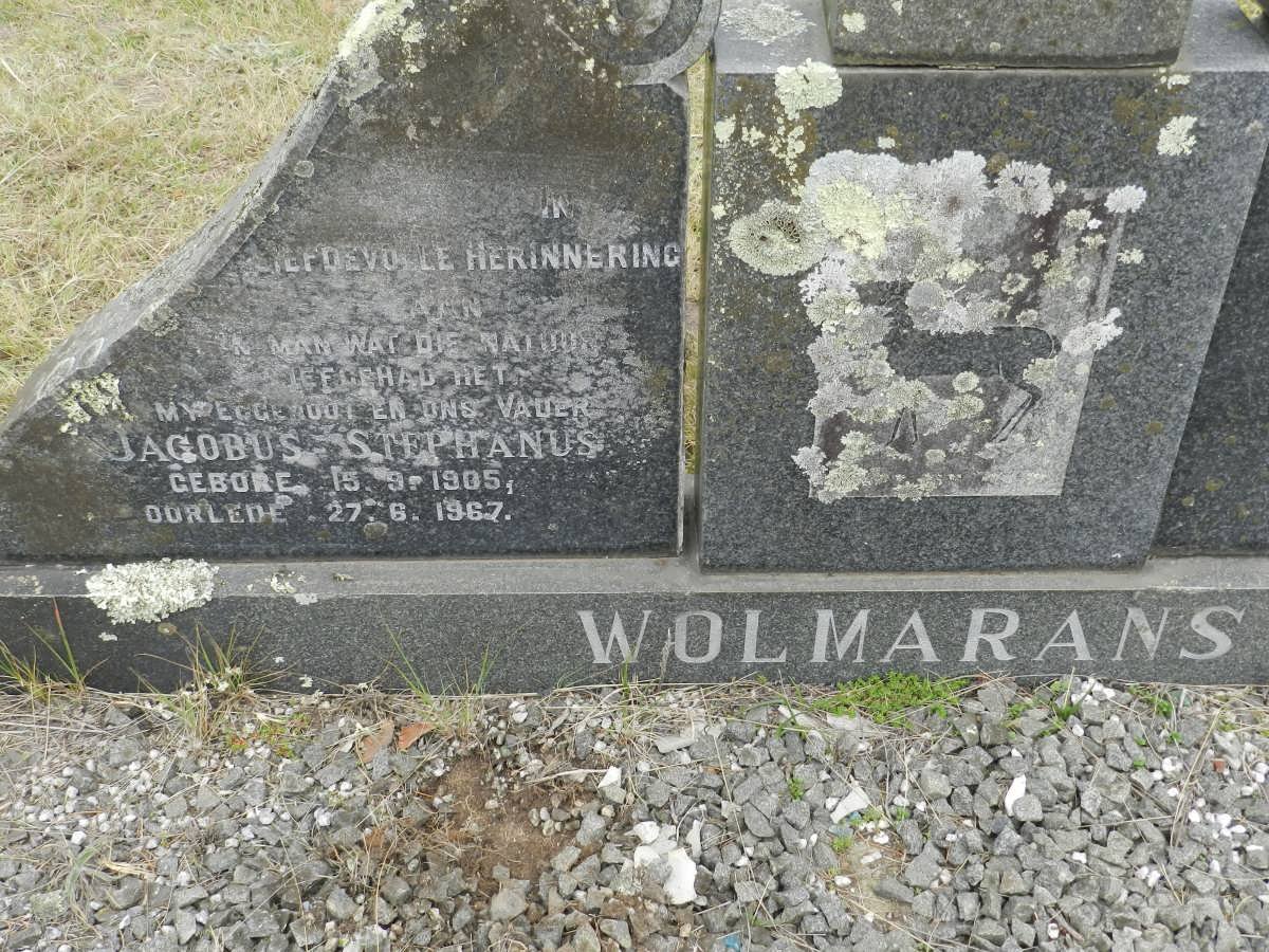 WOLMARANS Jacobus Stephanus 1905-1967