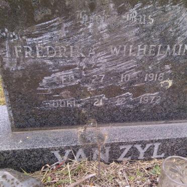 ZYL Fredrika Wilhelmina, van 1918-1972