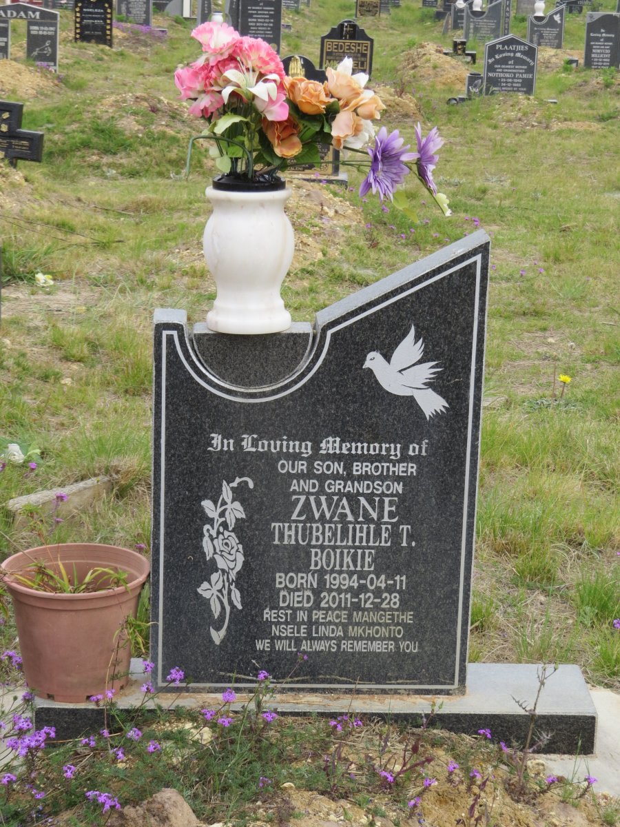 ZWANE Thubelihle 1994-2011