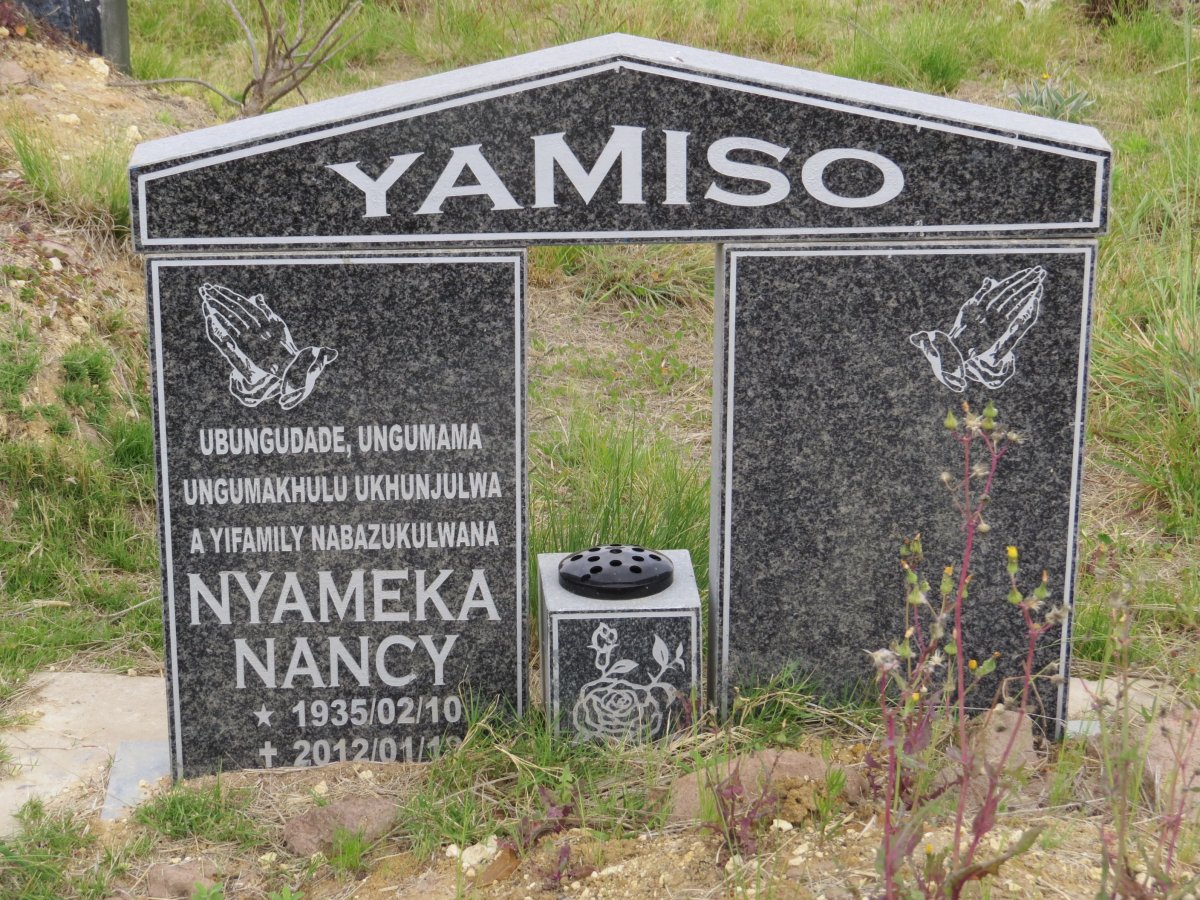 YAMISO Nyameka Nancy 1935-2012