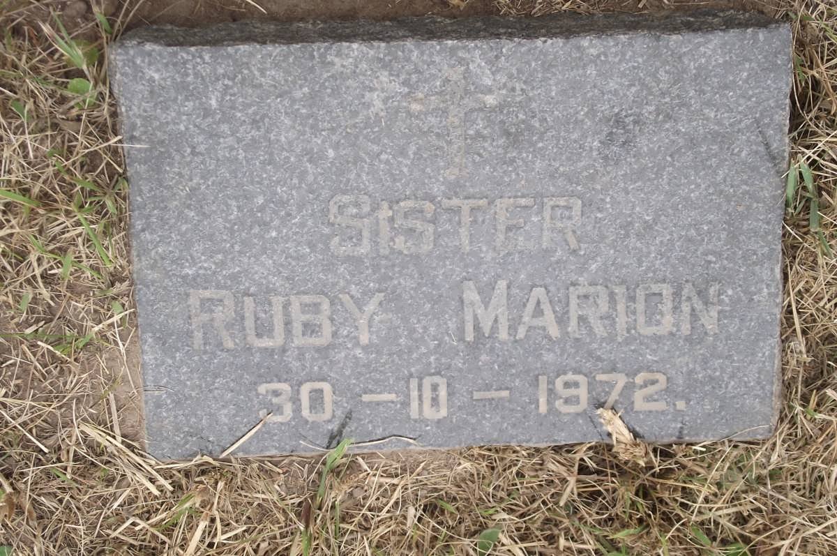 Sister Ruby Marion -1972