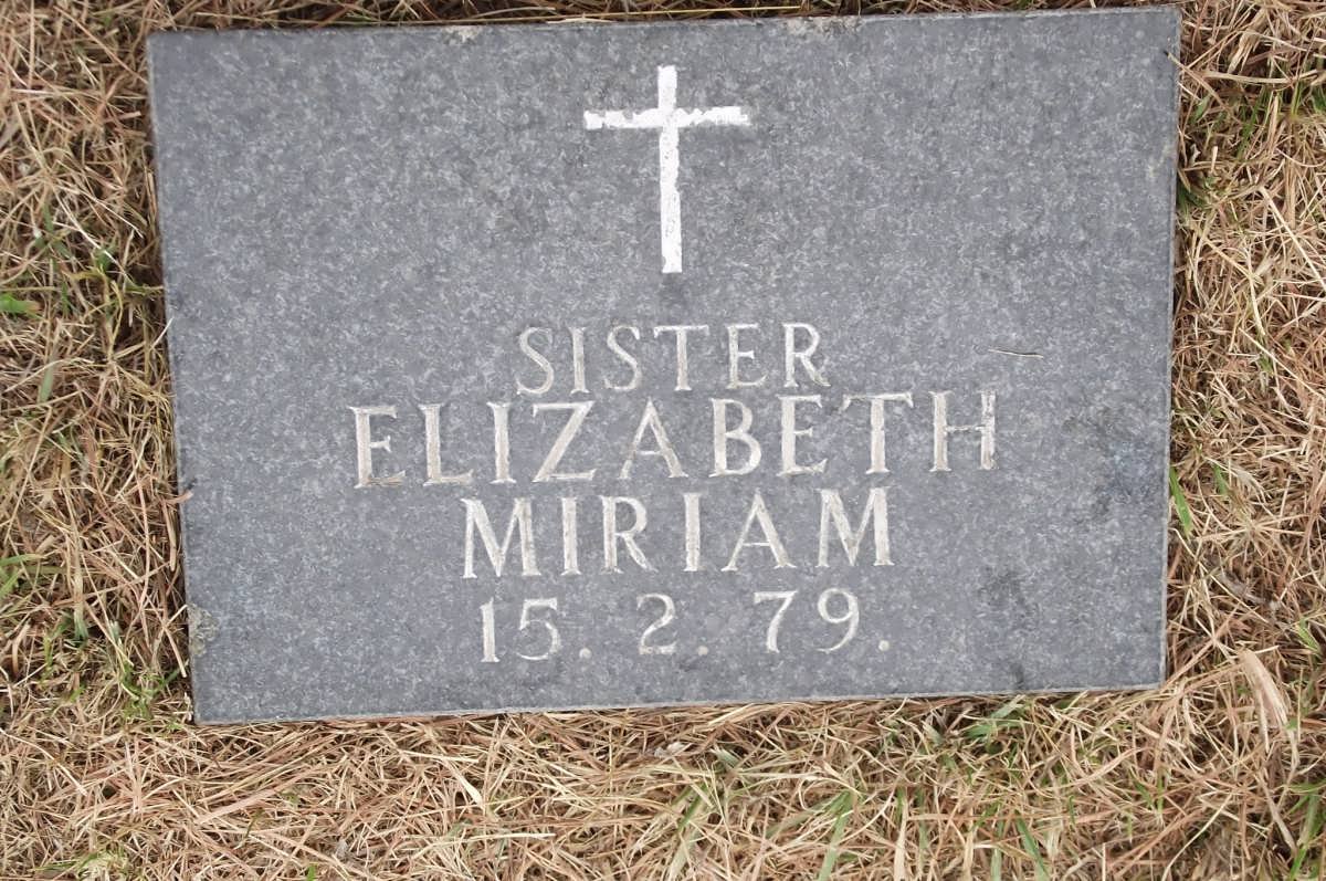 Sister Elizabeth Miriam -1979