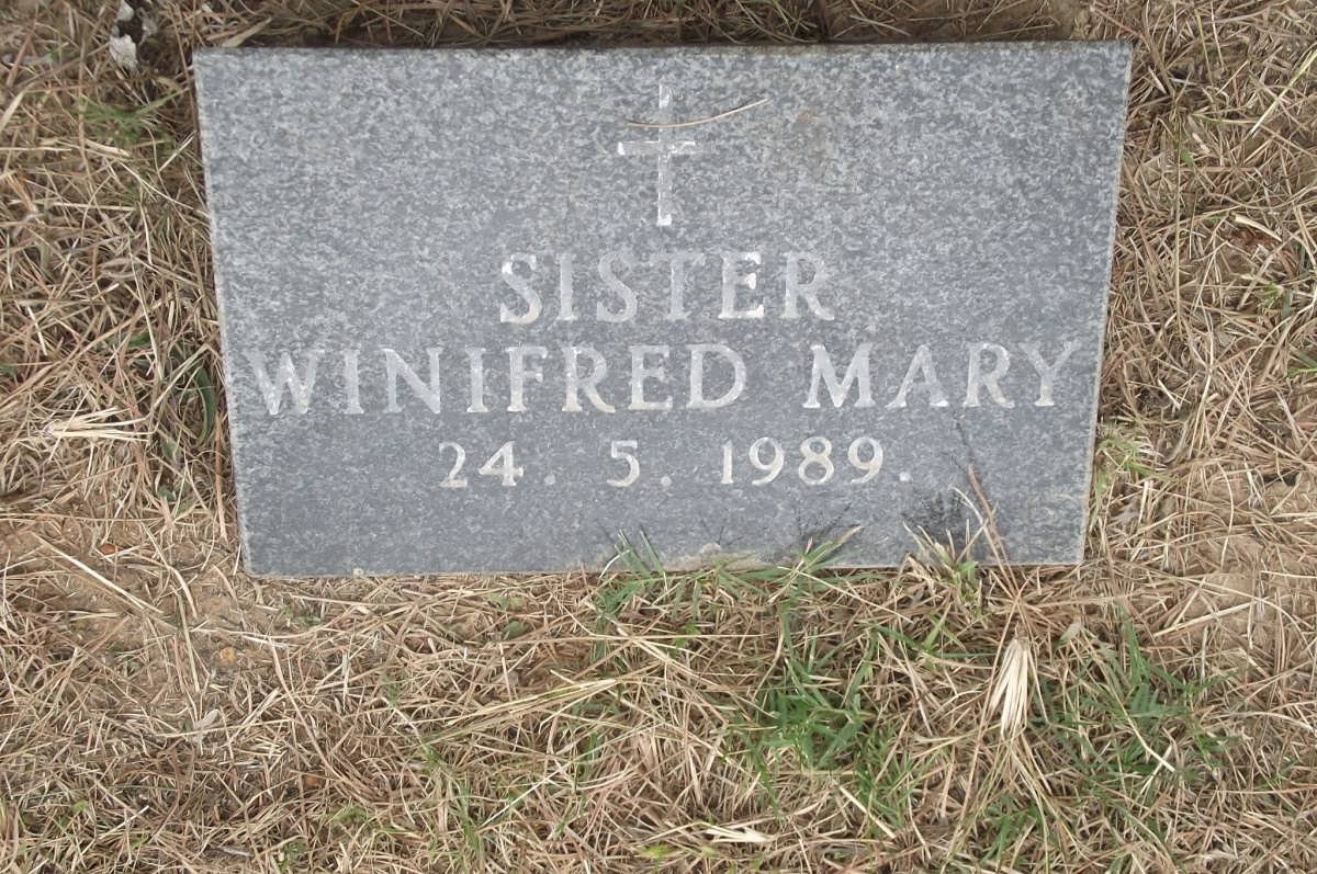 Sister Winifred Mary -1989