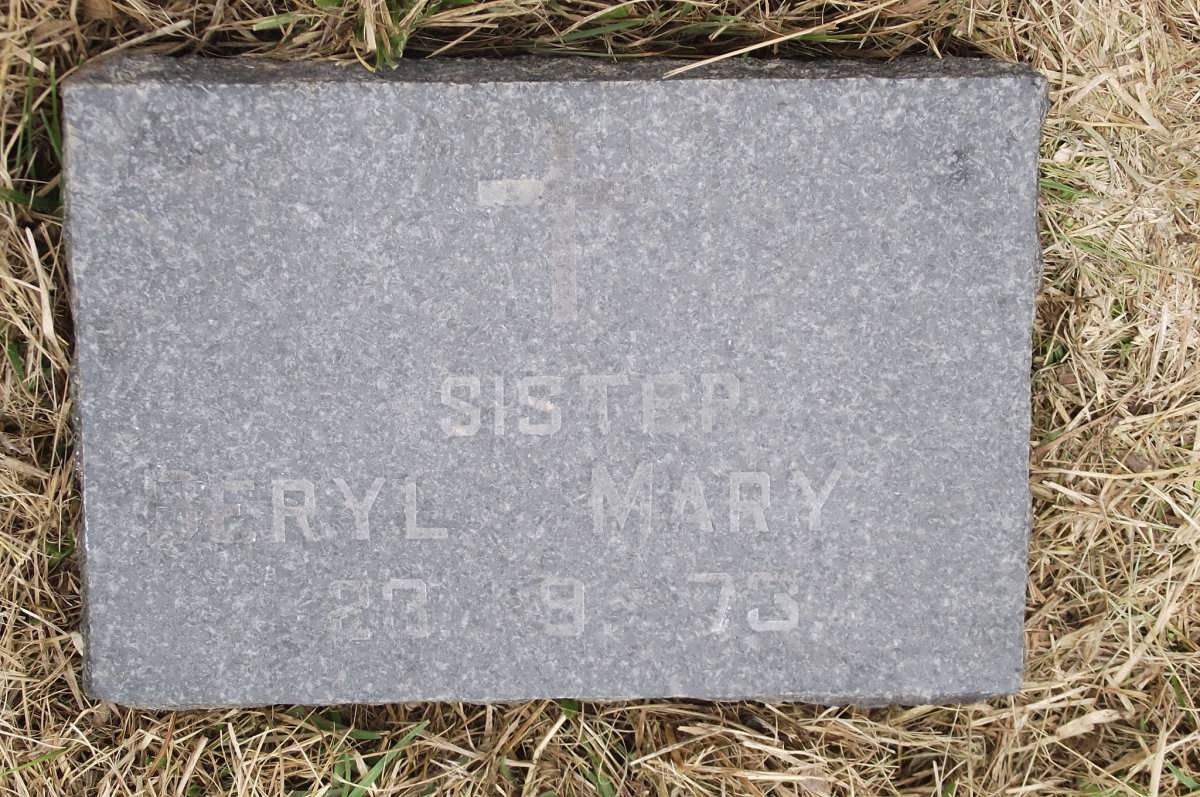 Sister Beryl Mary -1973