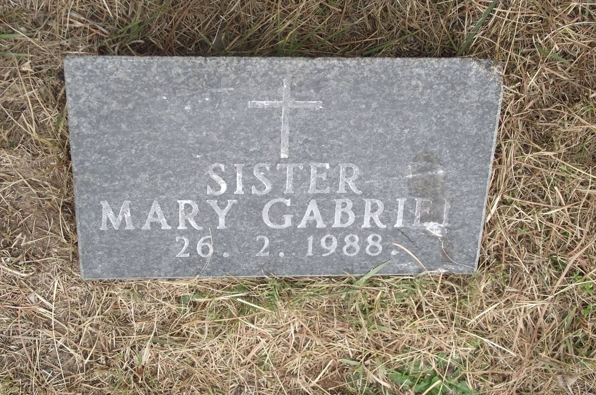 Sister Mary Gabriel -1988