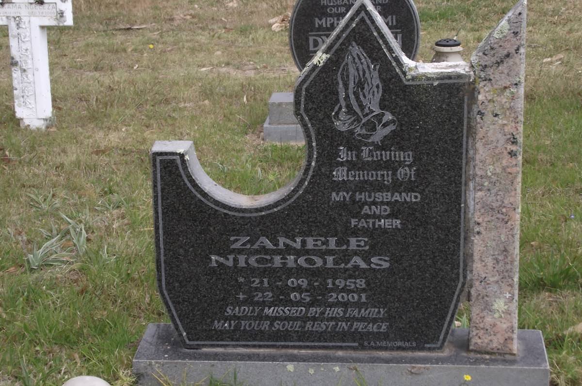 ? Zanele Nicholas 1958-2001