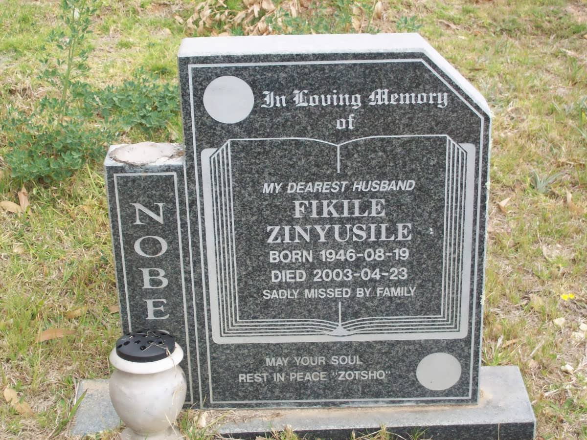 ? NOBE? Fikile Zinyusile 1946-2003
