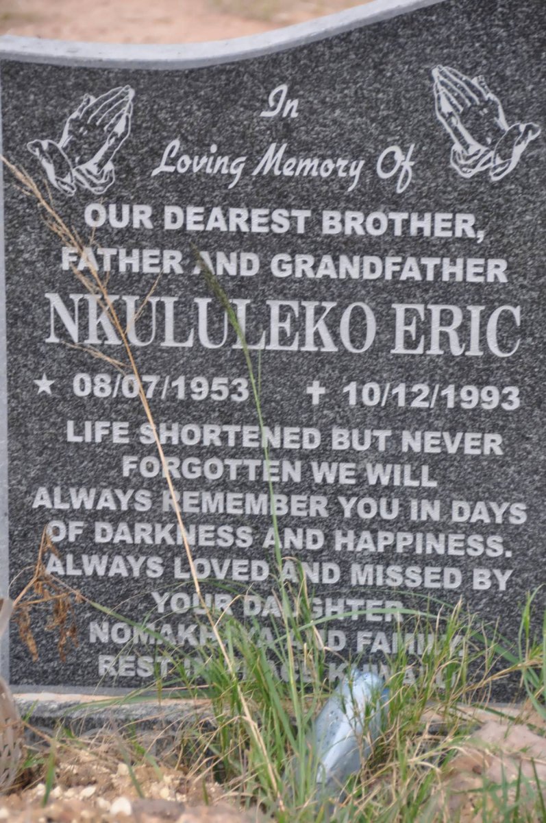 ? Nkululeko Eric 1953-1993