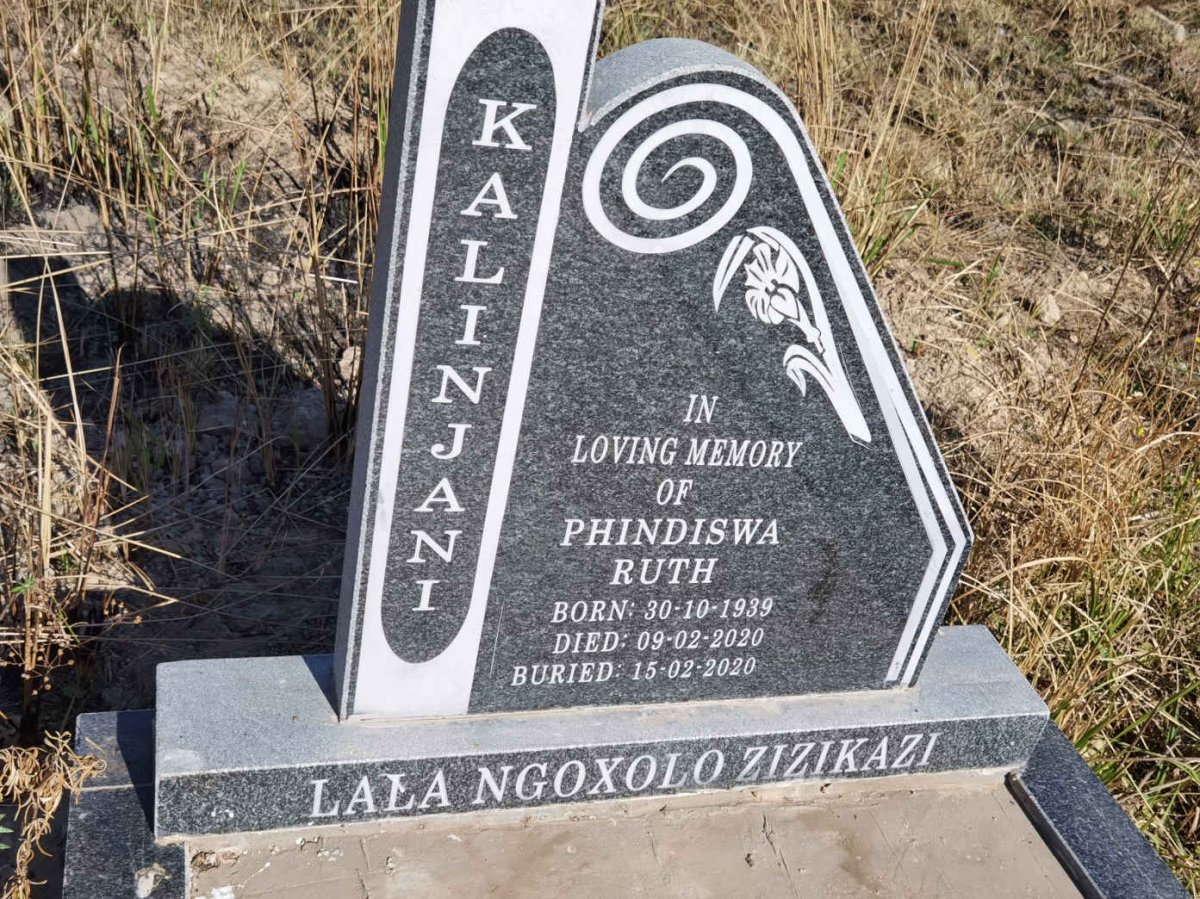 KALINJANI Phindiswa Ruth 1939-2020