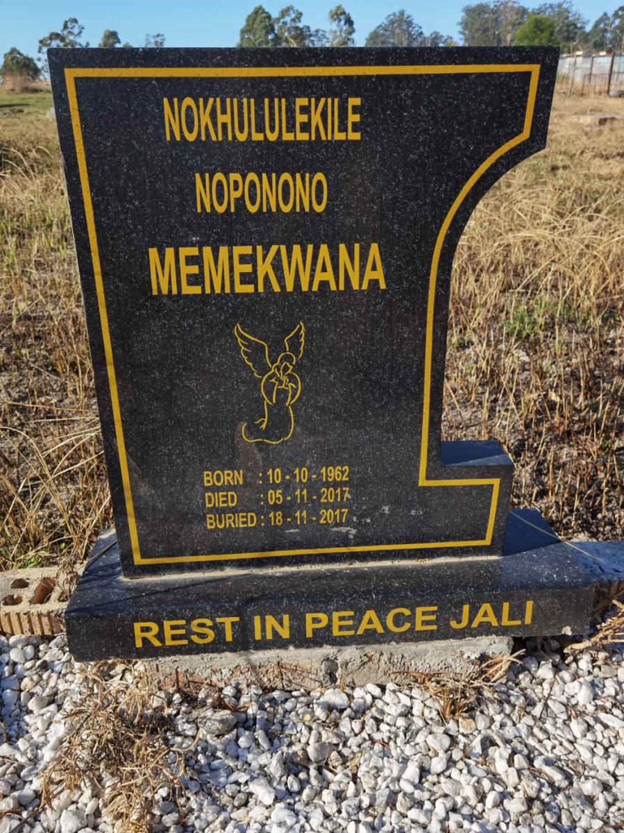 MEMEKWANA Nokhululekile Noponono 1962-2017