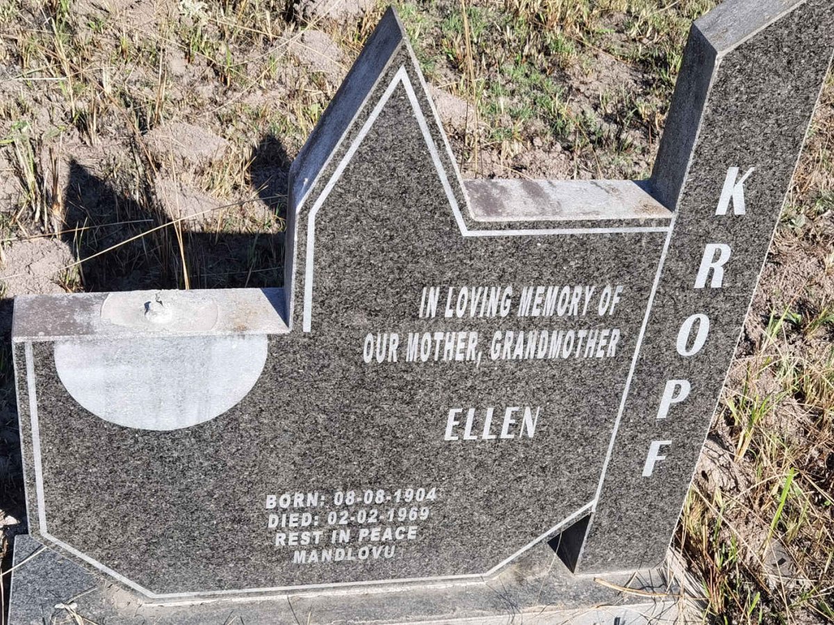 KROPF Ellen 1904-1969