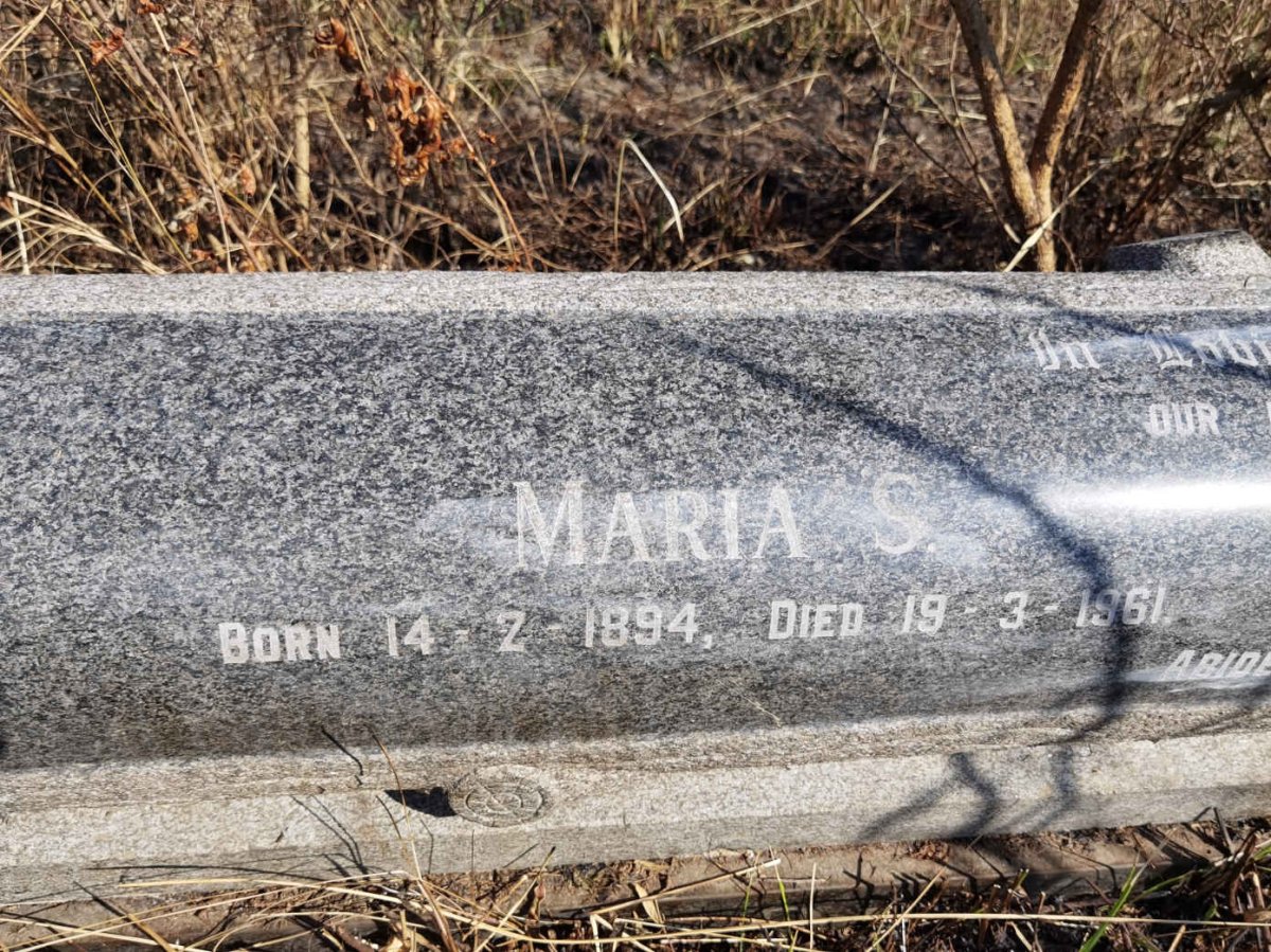 ? John F.J. 1890-1947 &amp; Maria S. 1894-1961