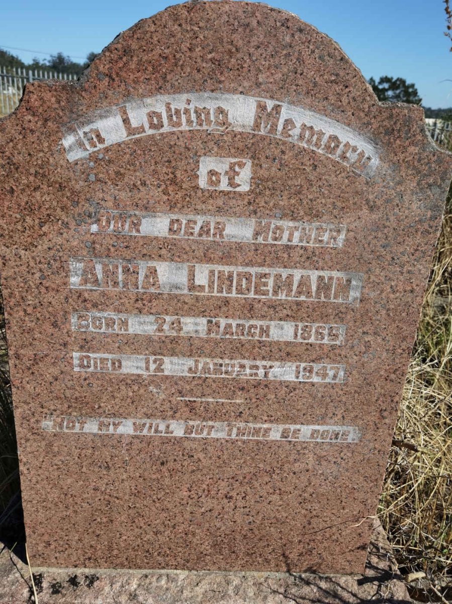 LINDEMANN Anna 1866-1947