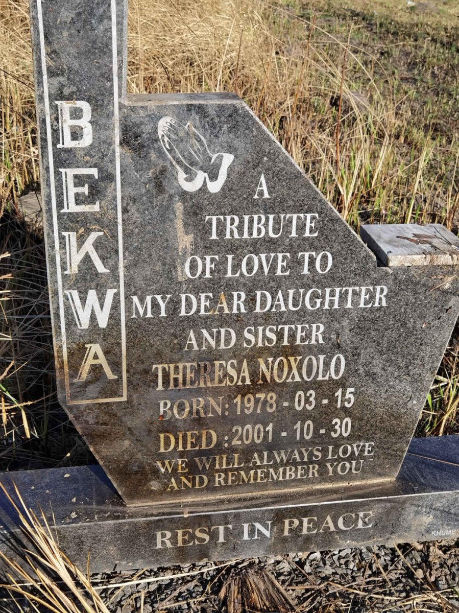 BEKWA Theresa Noxolo 1978-2001