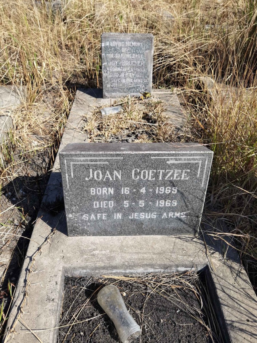 COETZEE Joan 1969-1969