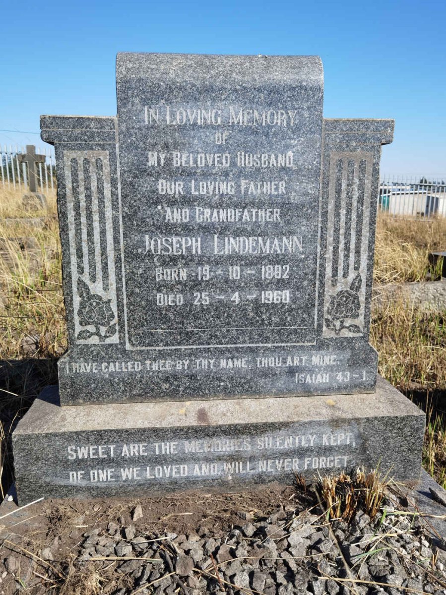 LINDEMANN Joseph 1892-1960
