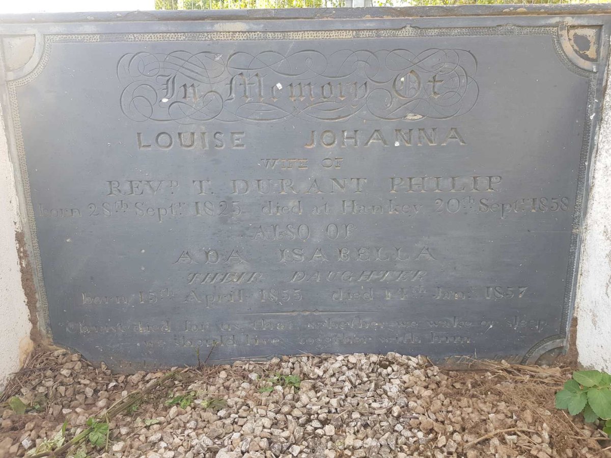 PHILIP Louise Johanna 1825-1858 :: PHILIP Ada Isabella 1855-1857