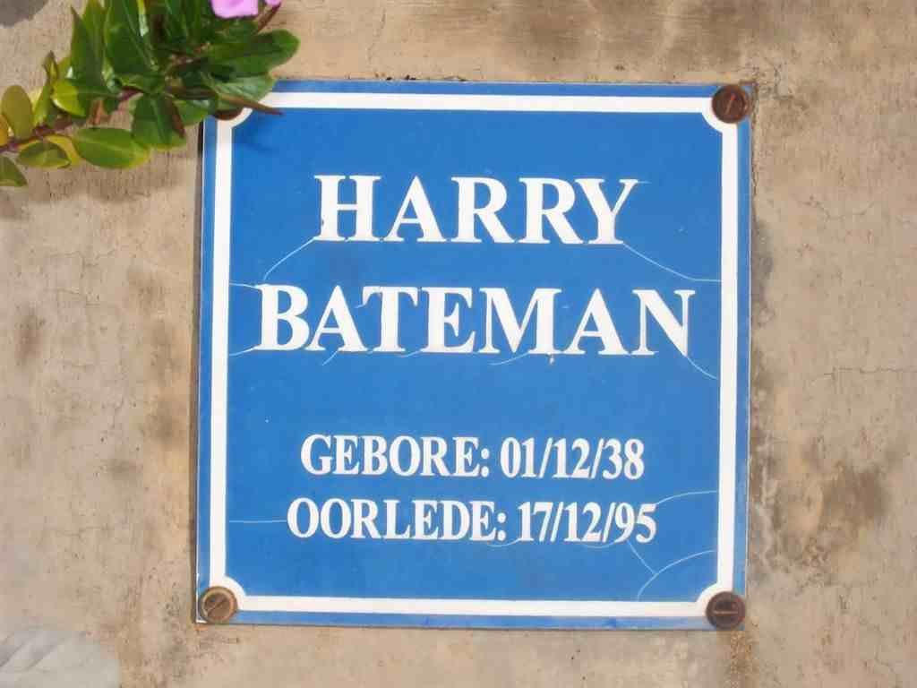 BATEMAN Harry 1938-1995