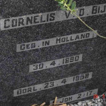 BIJL Cornelis, van der 1890-1958