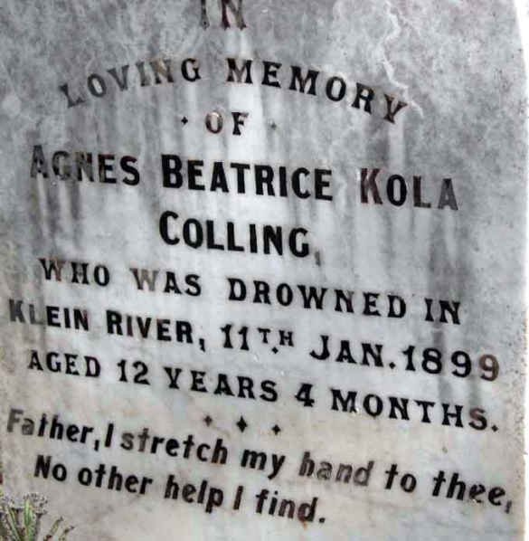 COLLING Agnes Beatrice Kola -1899