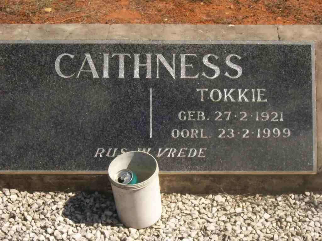 CAITHNESS Tokkie 1921-1999