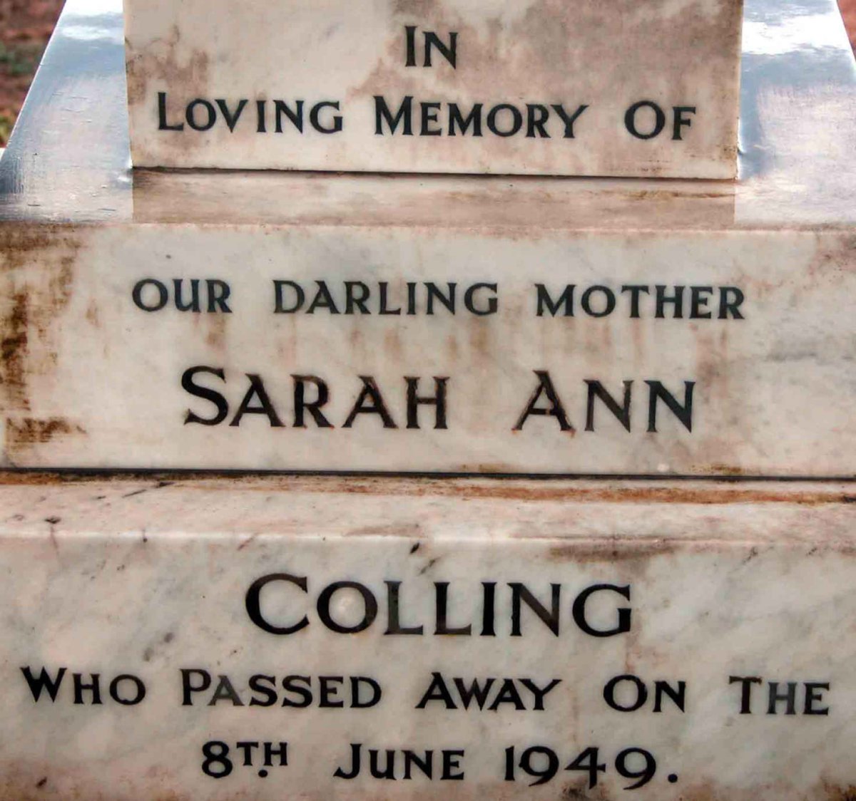 COLLING Sarah Ann -1949