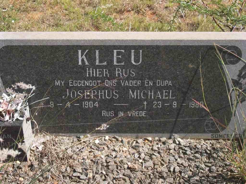 KLEU Josephus Michael 1904-1980