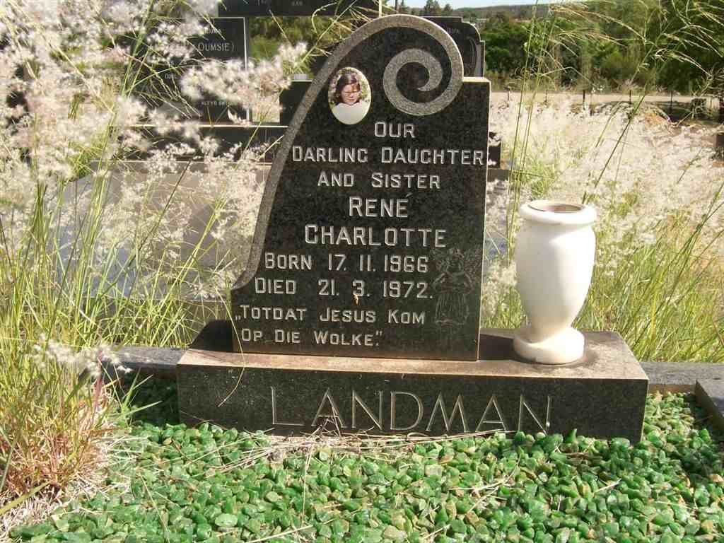 LANDMAN Rene Charlotte 1966-1972