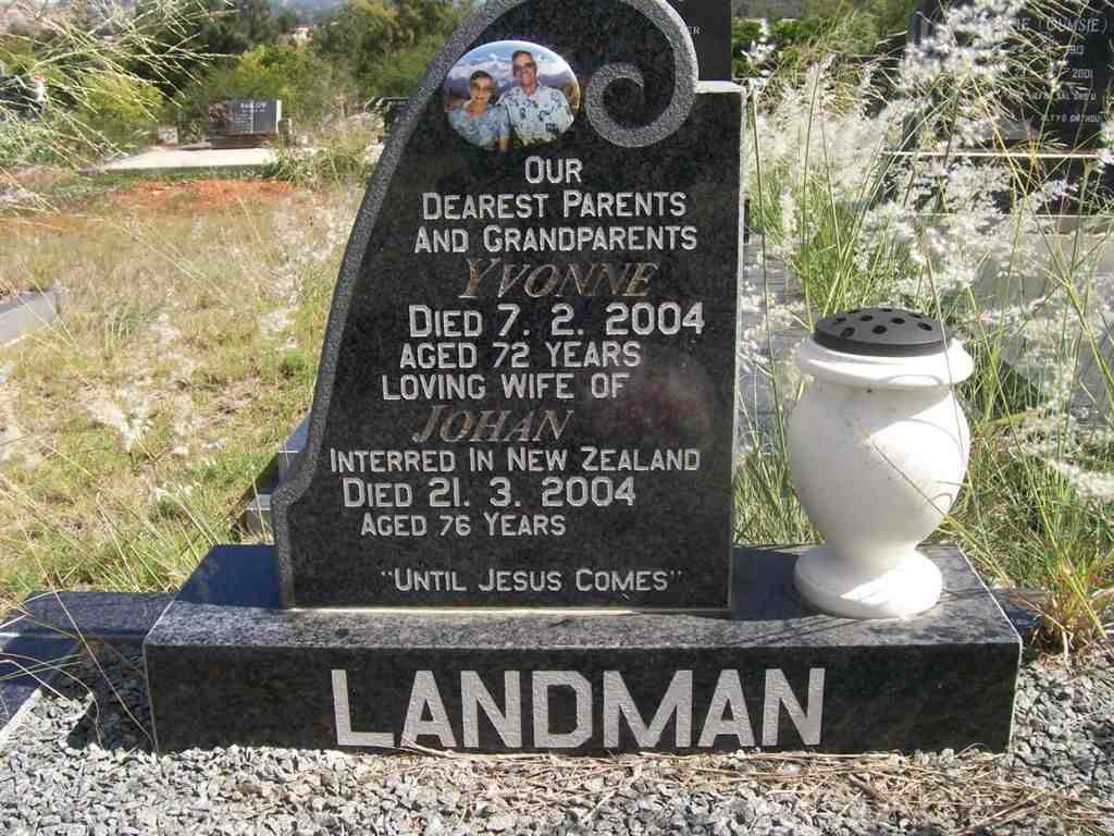LANDMAN Johan -2004 &amp; Yvonne -2004