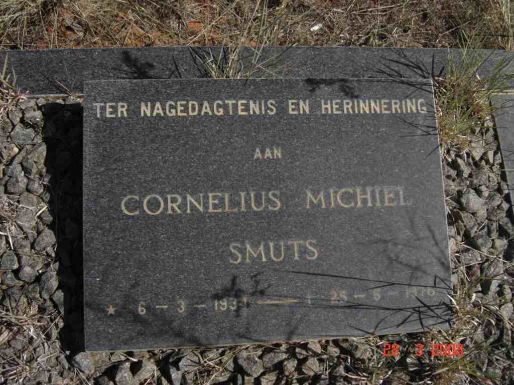 SMUTS Cornelius Michiel 1934-1976