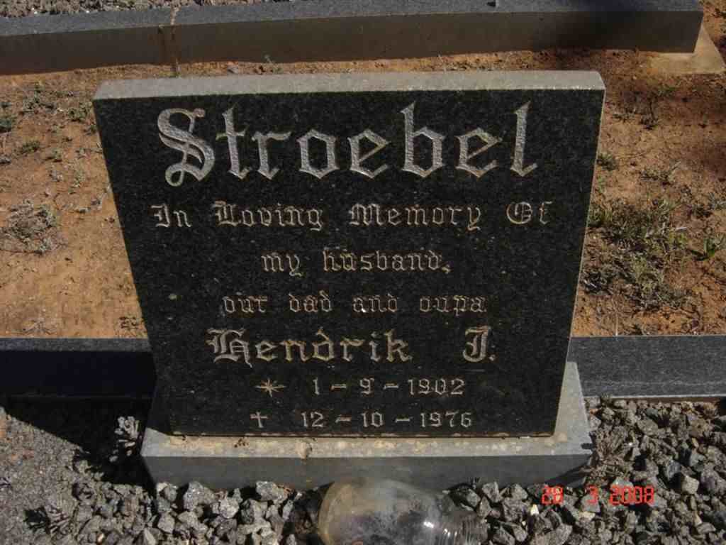 STROEBEL Hendrik J. 1902-1976
