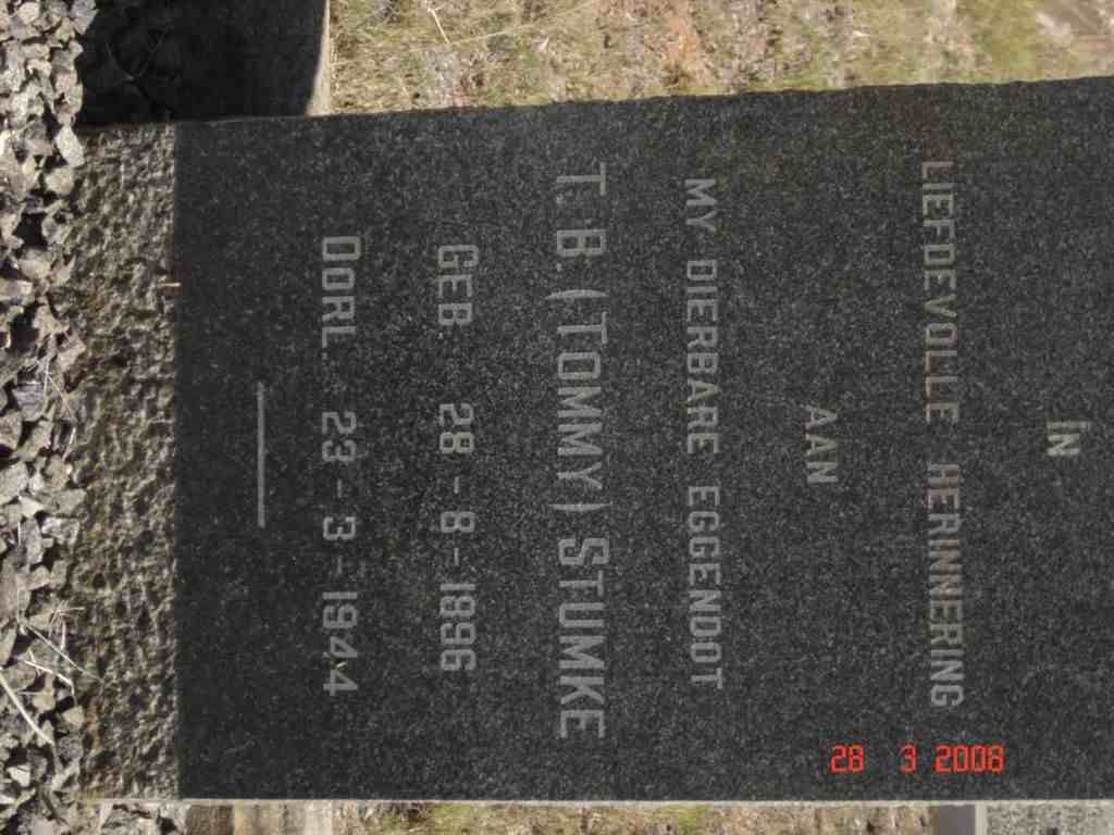 STUMKE T.B. 1896-1944