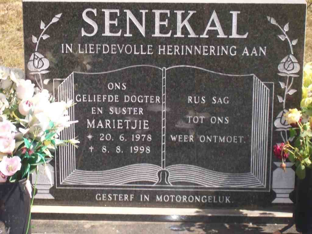 SENEKAL Marietjie 1978-1998