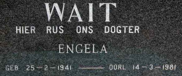 WAIT Engela 1941-1981