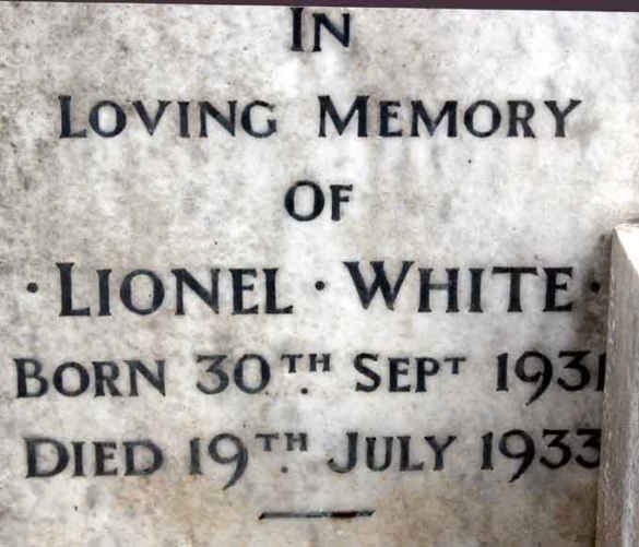 WHITE Lionel 1931-1933