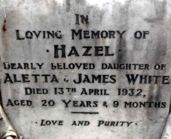WHITE Hazel -1932