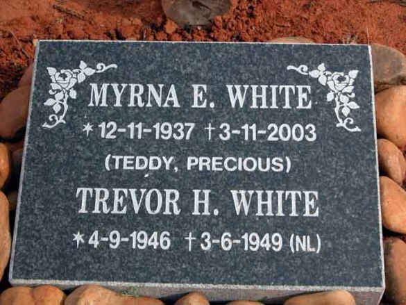WHITE Myrna E. 1937-2003 :: WHITE Trevor H. 1946-1949