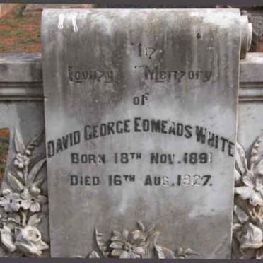 WHITE David George Edmeads 1891-1927