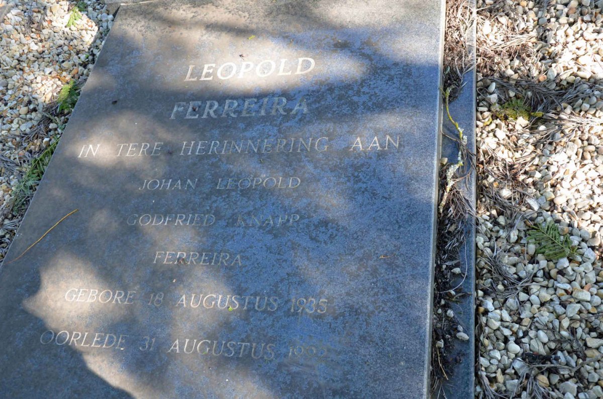 FERREIRA Johan Leopold Godfried Knapp 1935-1992