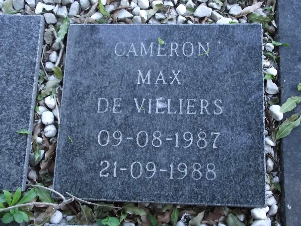 VILLIERS Cameron Max, de 1987-1988