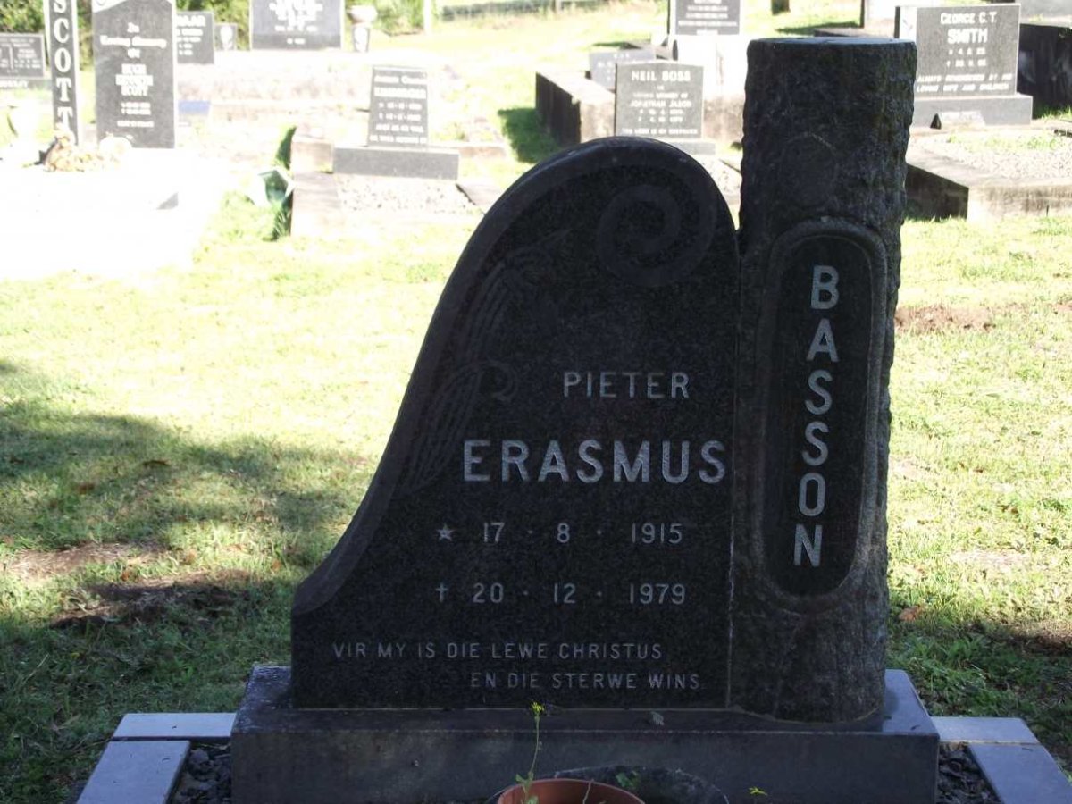 BASSON Pieter Erasmus 1915-1979