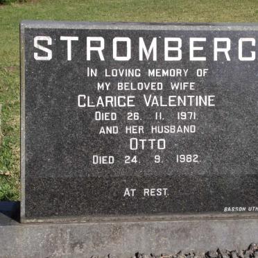 STROMBERG Otto -1982 &amp; Clarice Valentin -1971 