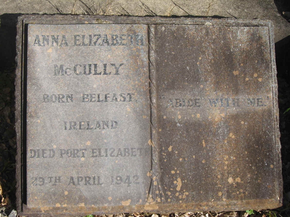 McCULLY Anna Elizabeth -1942