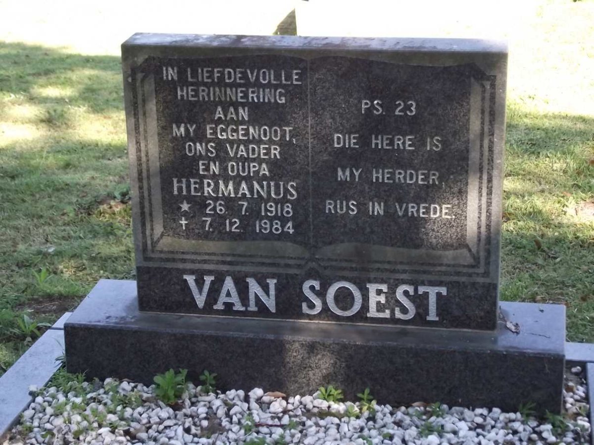 SOEST Hermanus, van 1918-1984