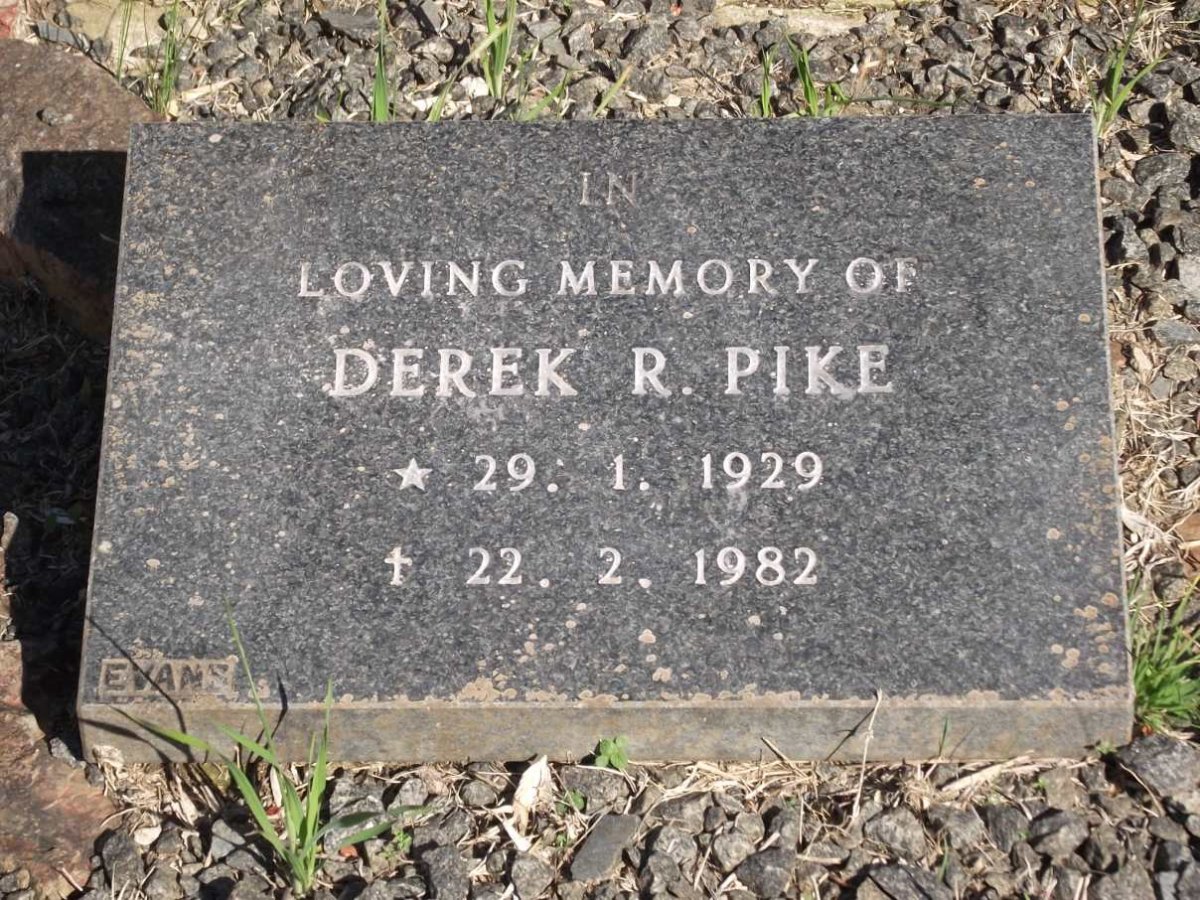 PIKE Derek R. 1929-1982