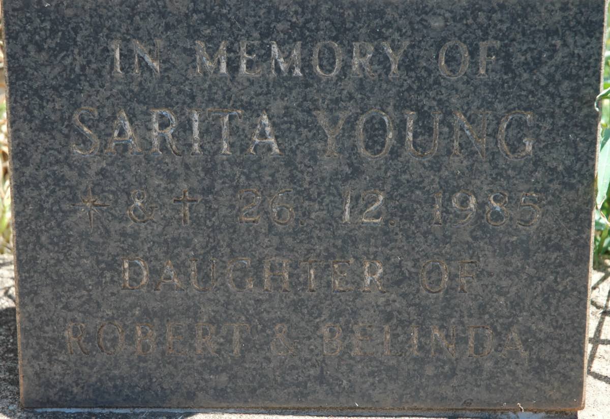 YOUNG Sarita 1985-1985