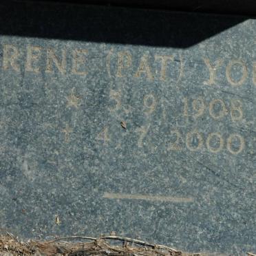 YOUNG Irene 1908-2000